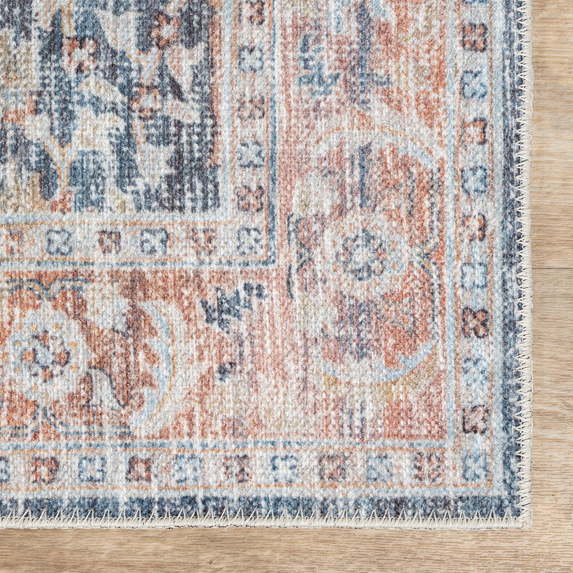 Caria CR-02 Traditional Washable Rug | Non-Slip - Image 5