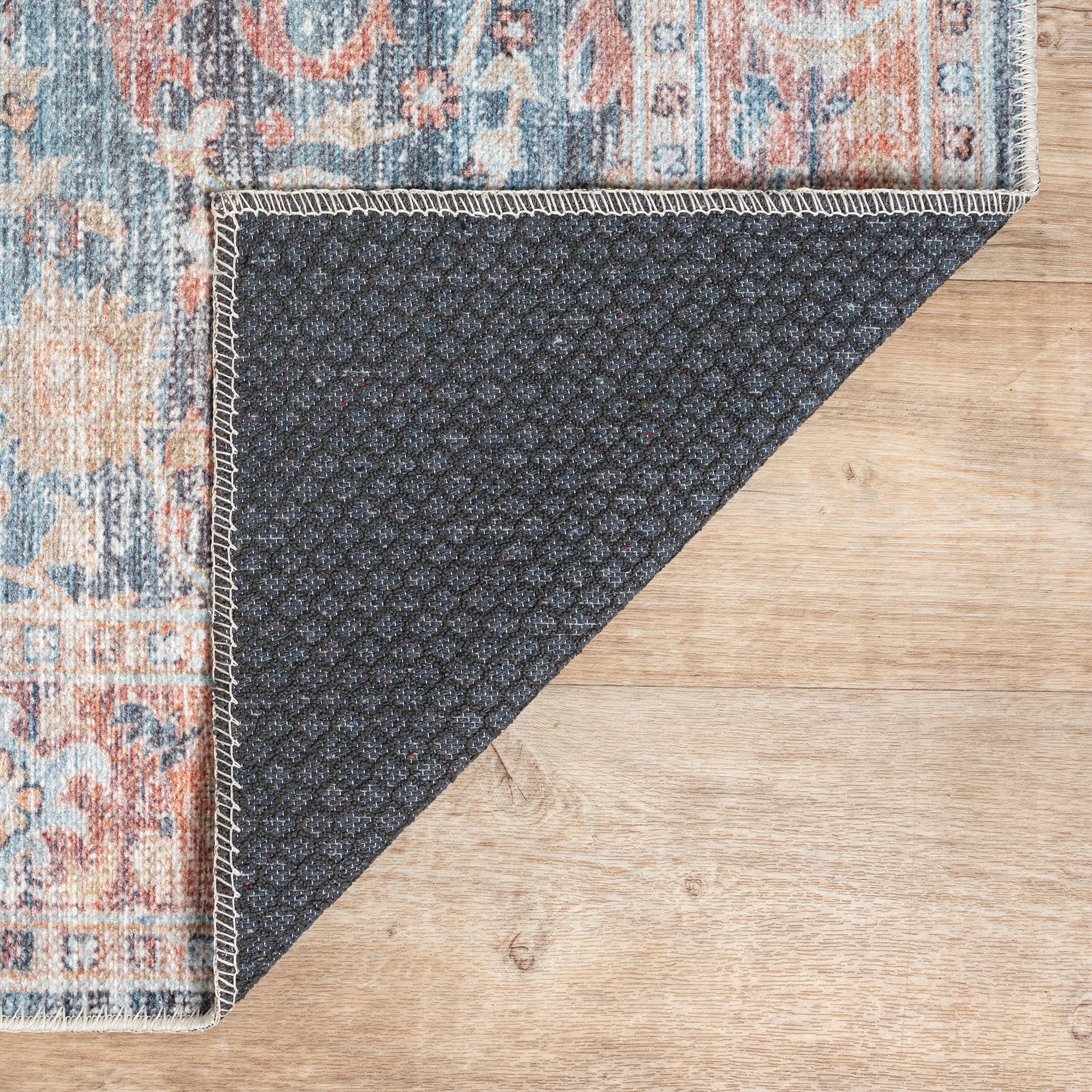 Caria CR-02 Traditional Washable Rug | Non-Slip - Image 6