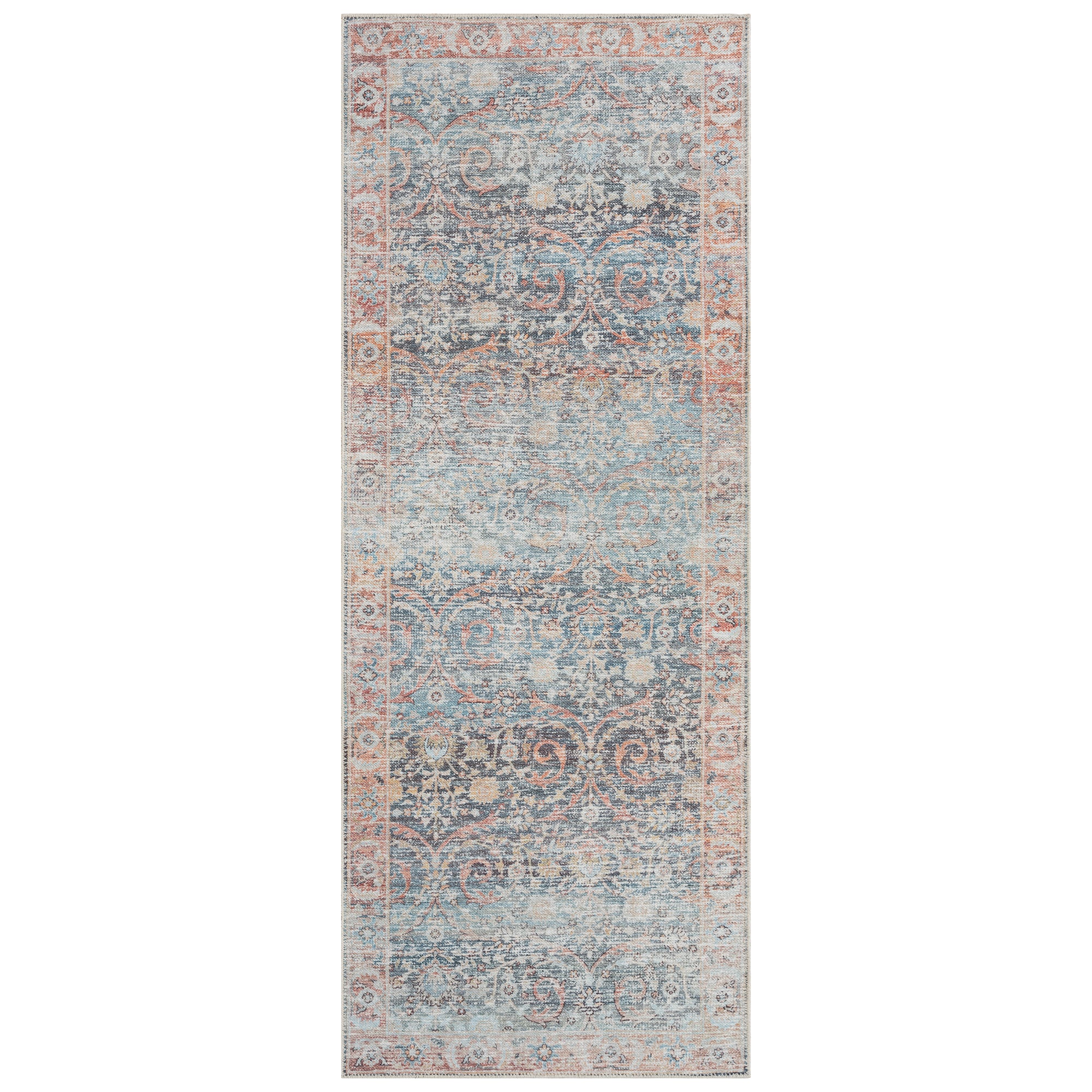 Caria CR-02 Traditional Washable Rug | Non-Slip - Image 9