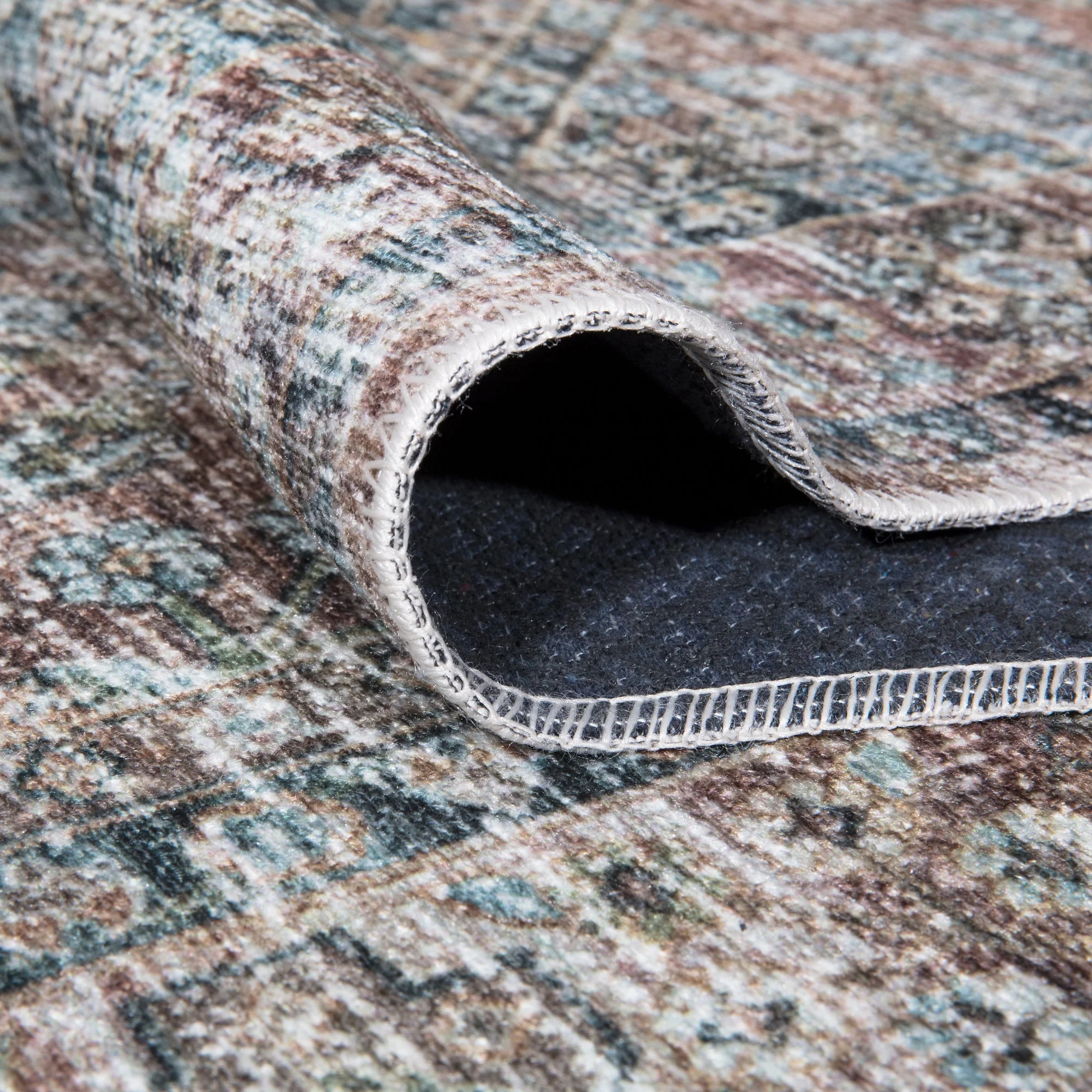 Caria CR-05 Traditional Washable Rug | Non-Slip - Image 3