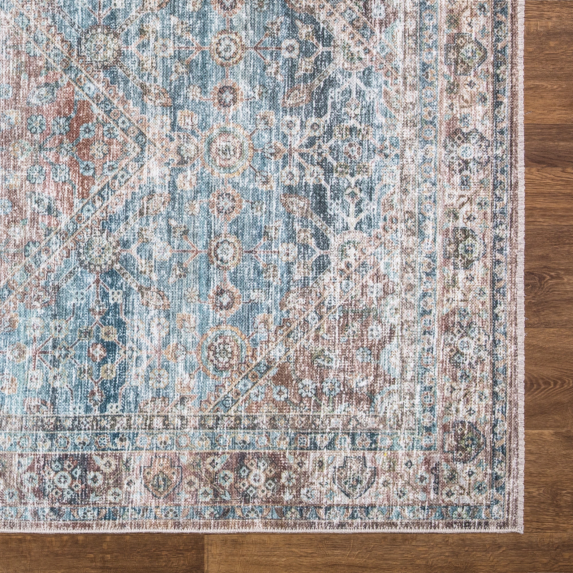 Caria CR-05 Traditional Washable Rug | Non-Slip - Image 5