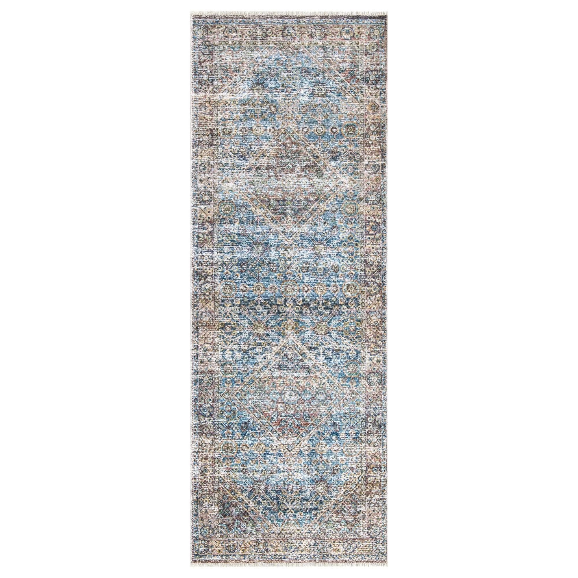 Caria CR-05 Traditional Washable Rug | Non-Slip - Image 8