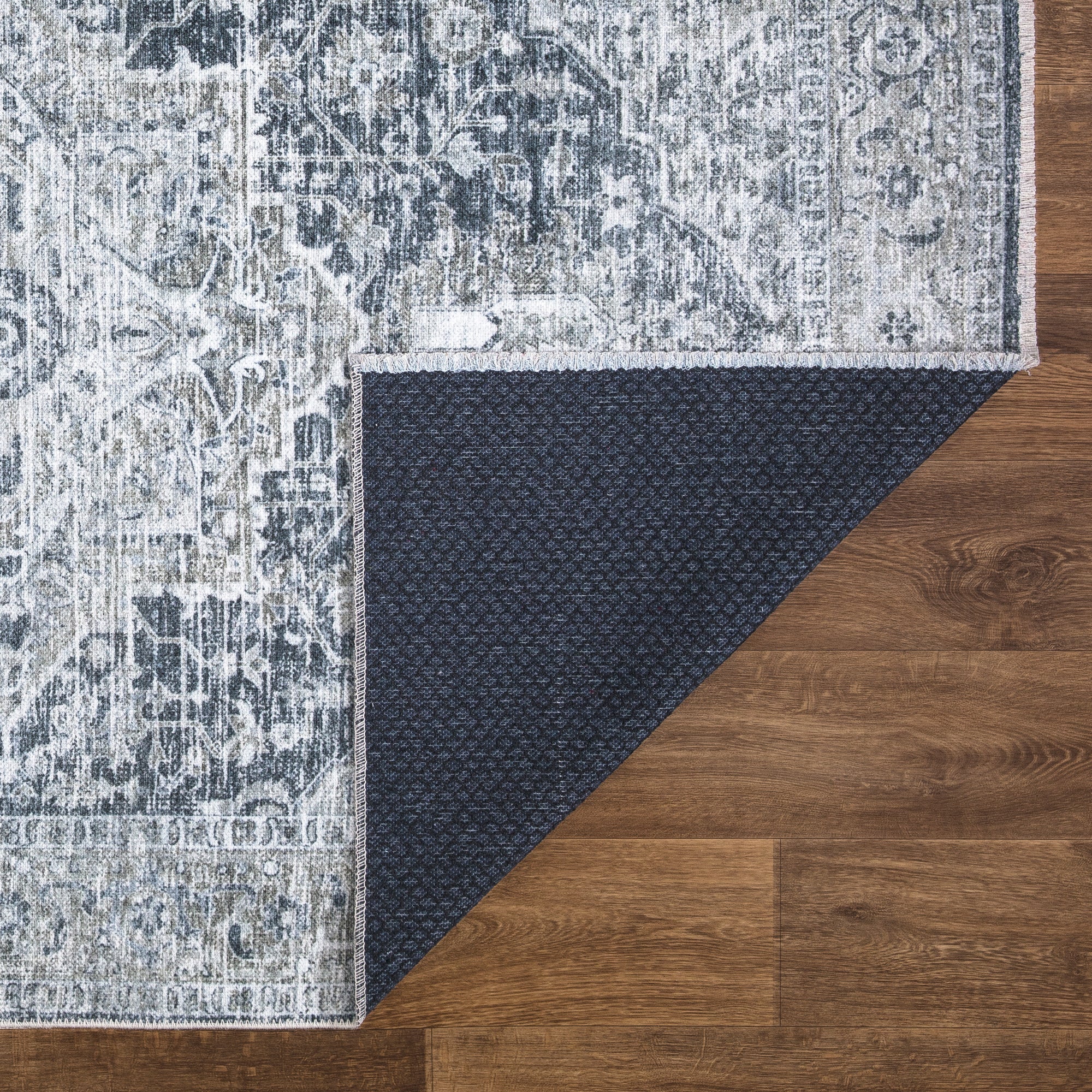 Caria CR-10 Traditional Washable Rug | Non-Slip - Image 6