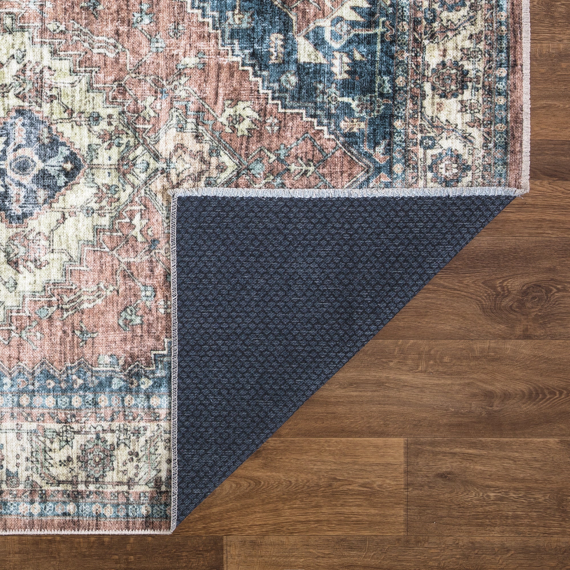 Caria CR-11 Traditional Washable Rug | Non-Slip - Image 6