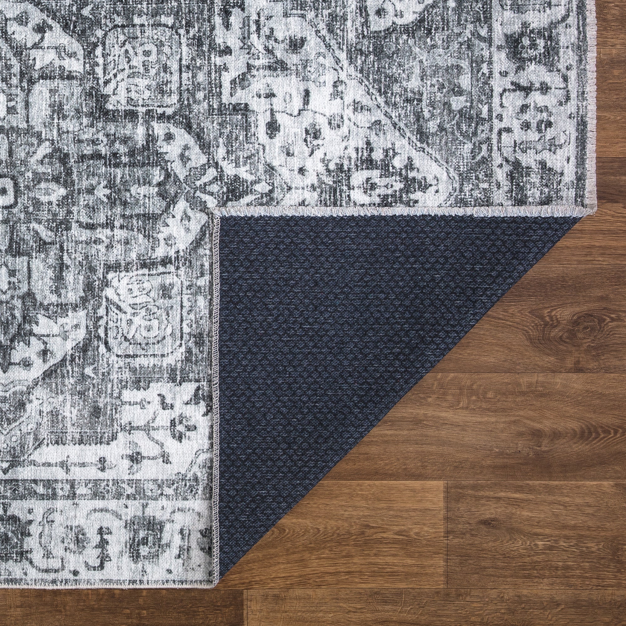 Caria CR-12 Traditional Washable Rug | Non-Slip - Image 6