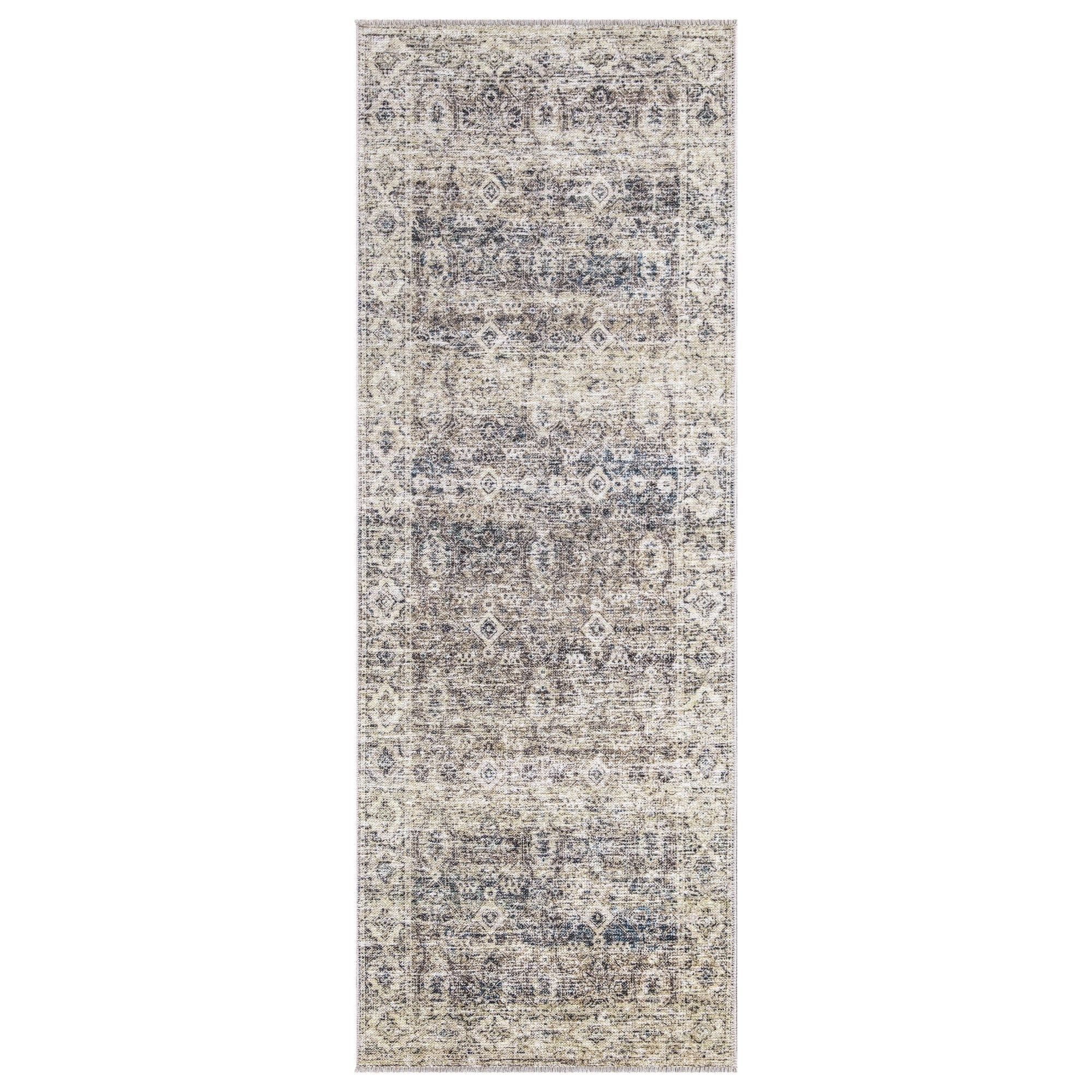 Caria CR-15 Traditional Washable Rug | Non-Slip - Image 8