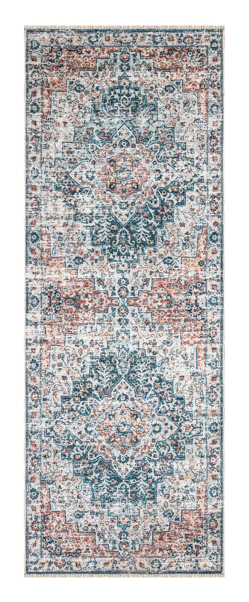 Caria CR-17 Traditional Washable Rug | Non-Slip - Image 8