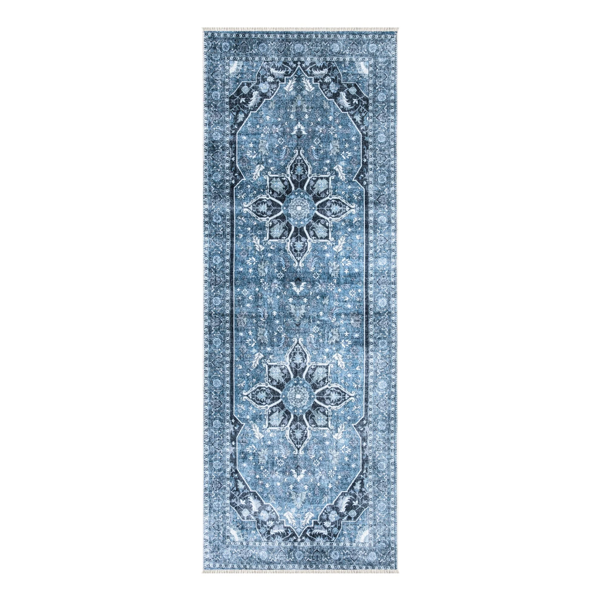 Caria CR-21 Traditional Washable Rug | Non-Slip - Image 9
