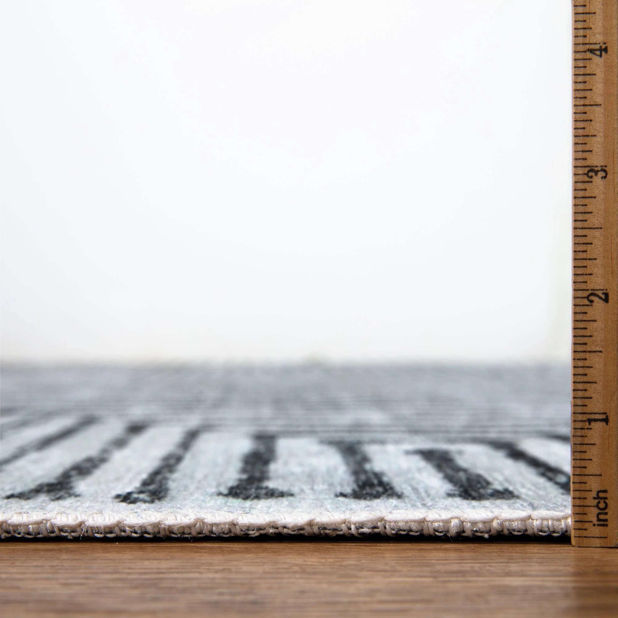 Caria CR-22 Striped Washable Rug | Non-Slip - Image 7