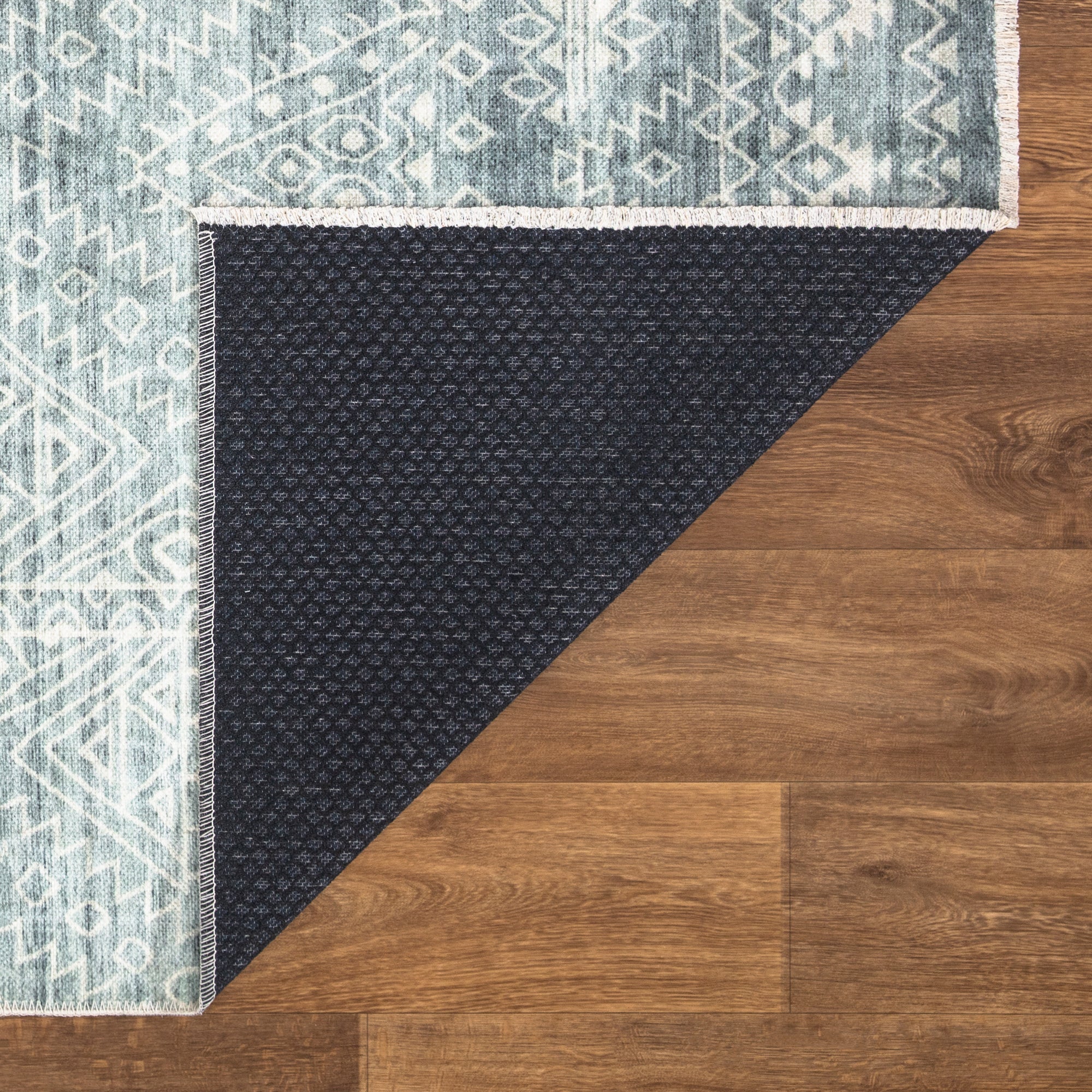 Caria CR-26 Geometric Washable Rug | Non-Slip - Image 6