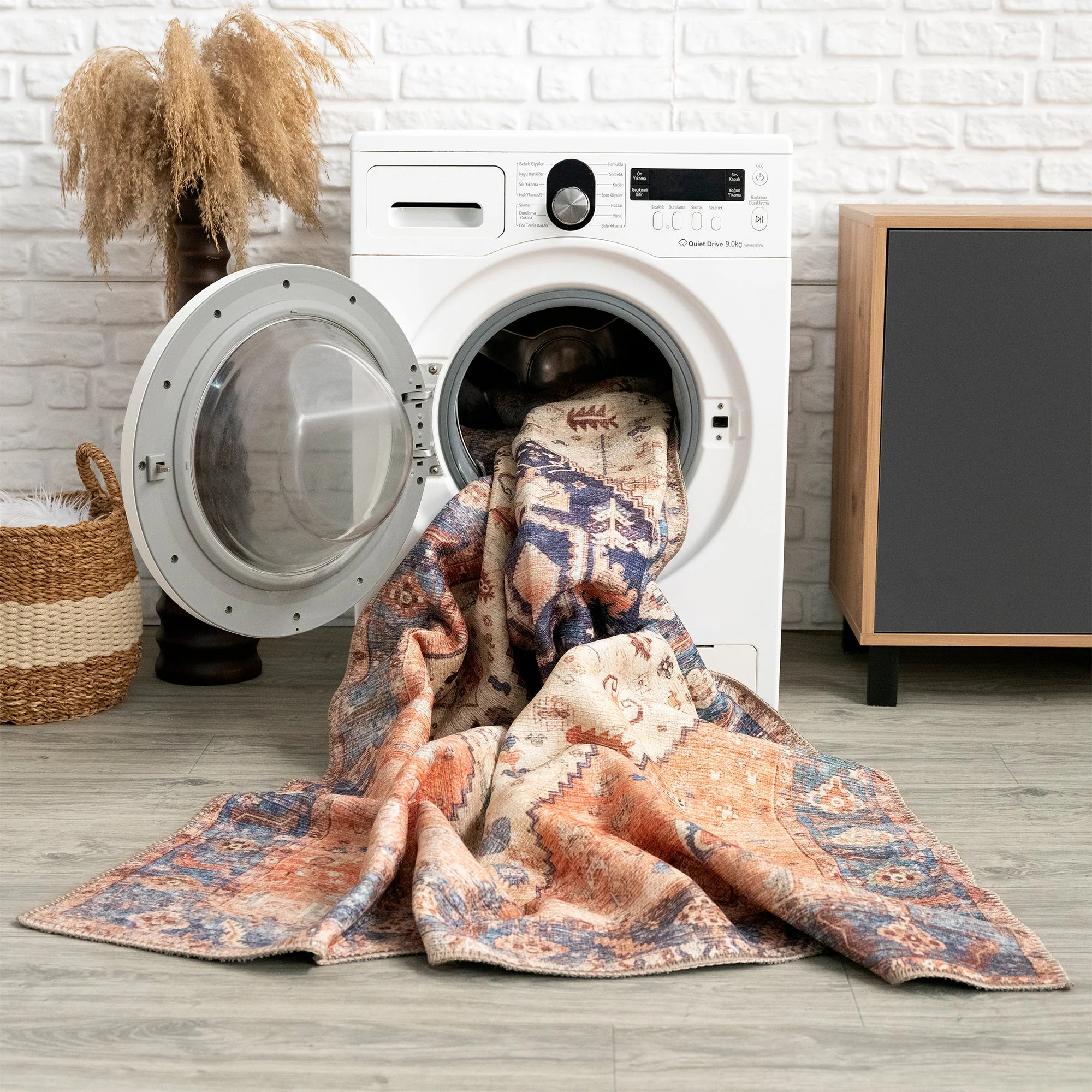 Ionia IO-01 Traditional Washable Rug - Image 5