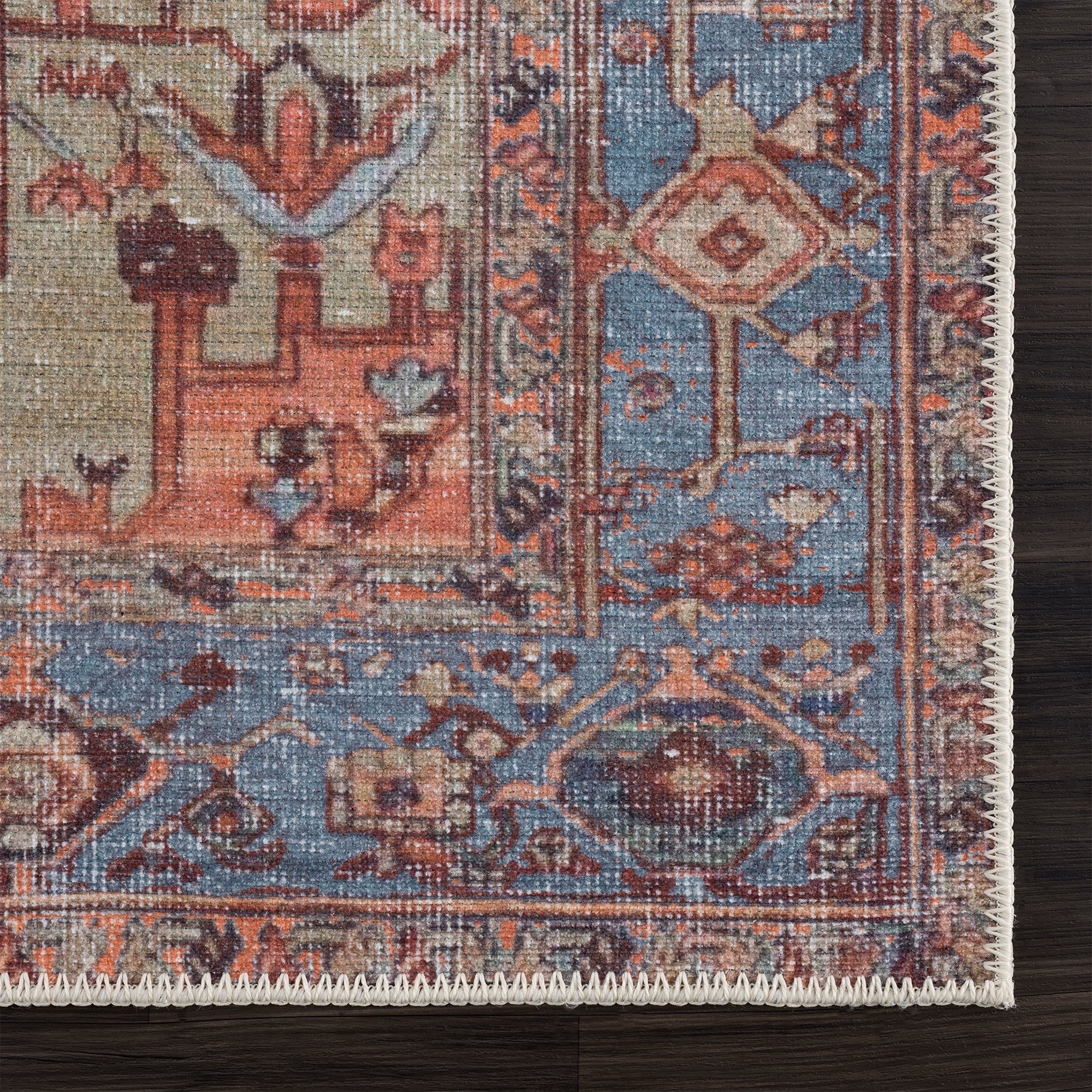 Ionia IO-11 Traditional Washable Rug - Image 6