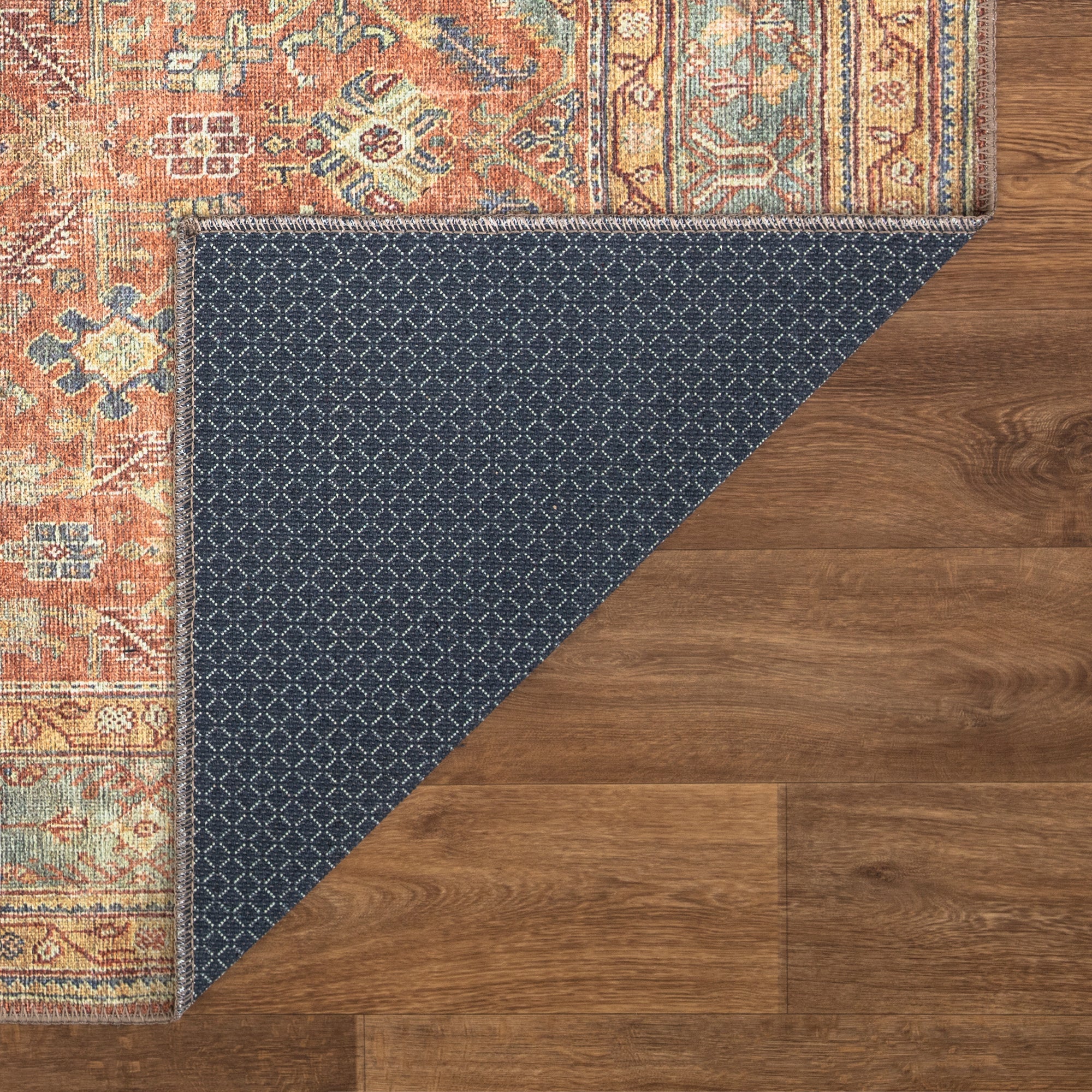 Ionia IO-19 Traditional Washable Rug | Non-Slip - Image 5