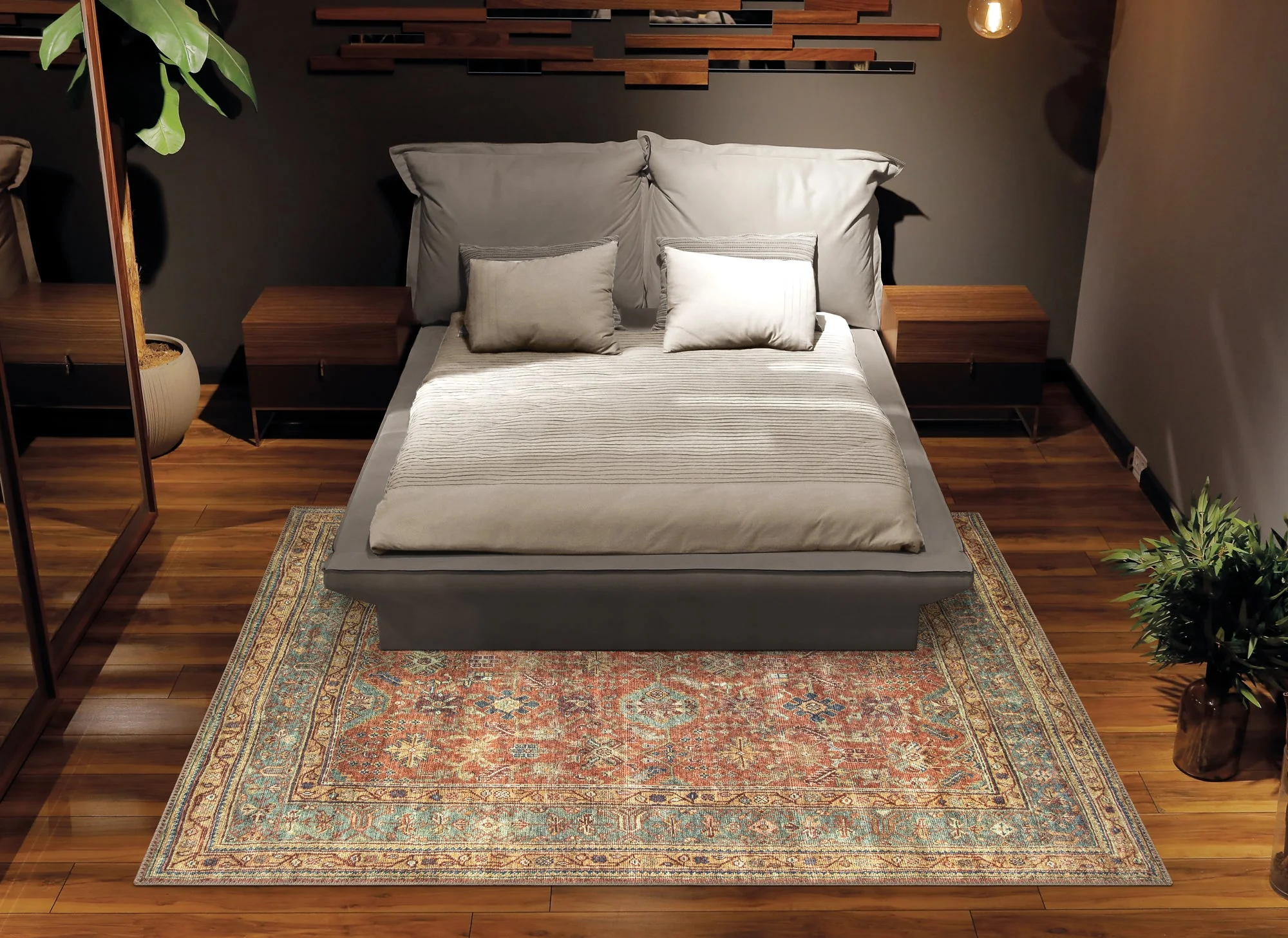 Ionia IO-19 Traditional Washable Rug | Non-Slip - Image 7