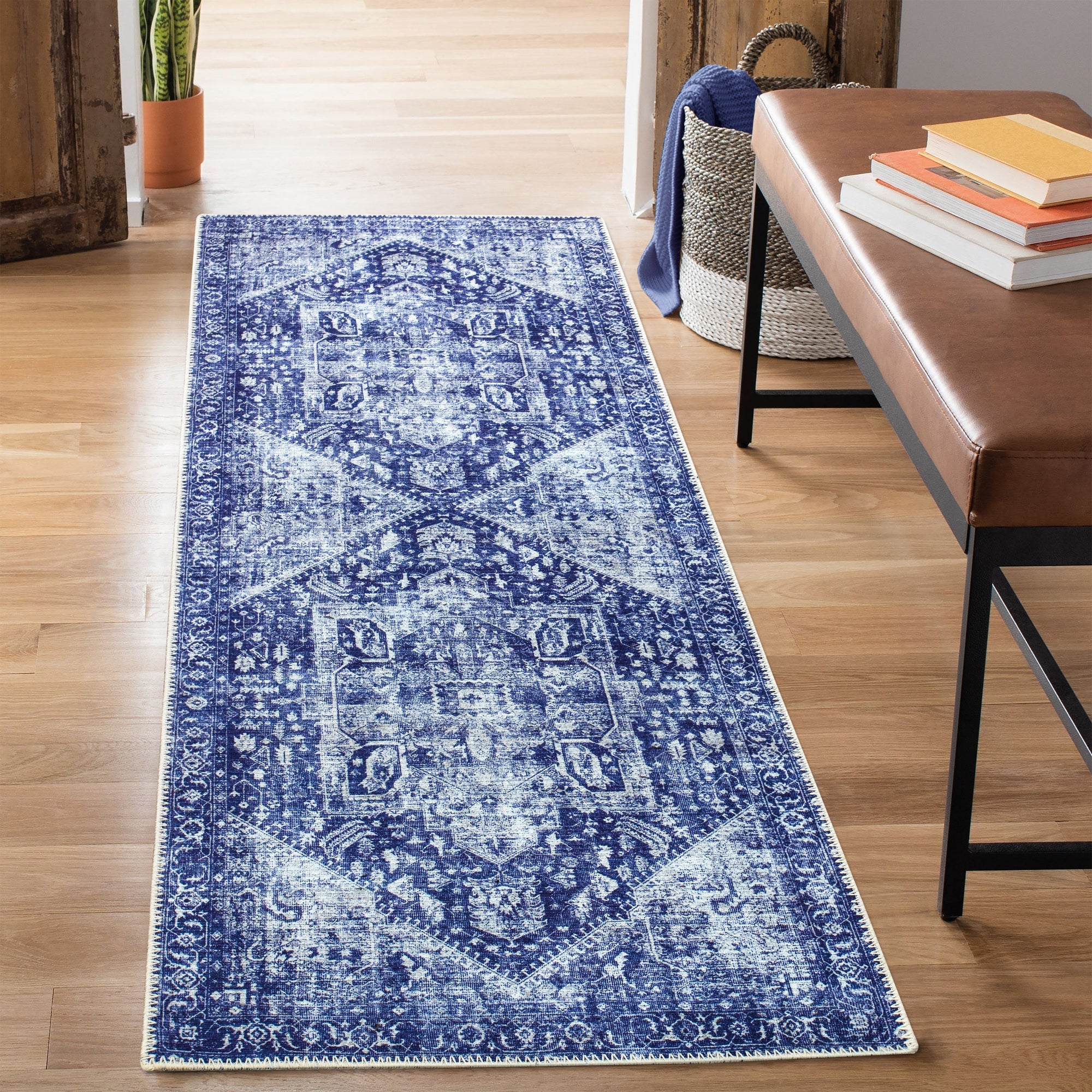 Ionia IO-23 Traditional Washable Rug | Non-Slip - Image 9