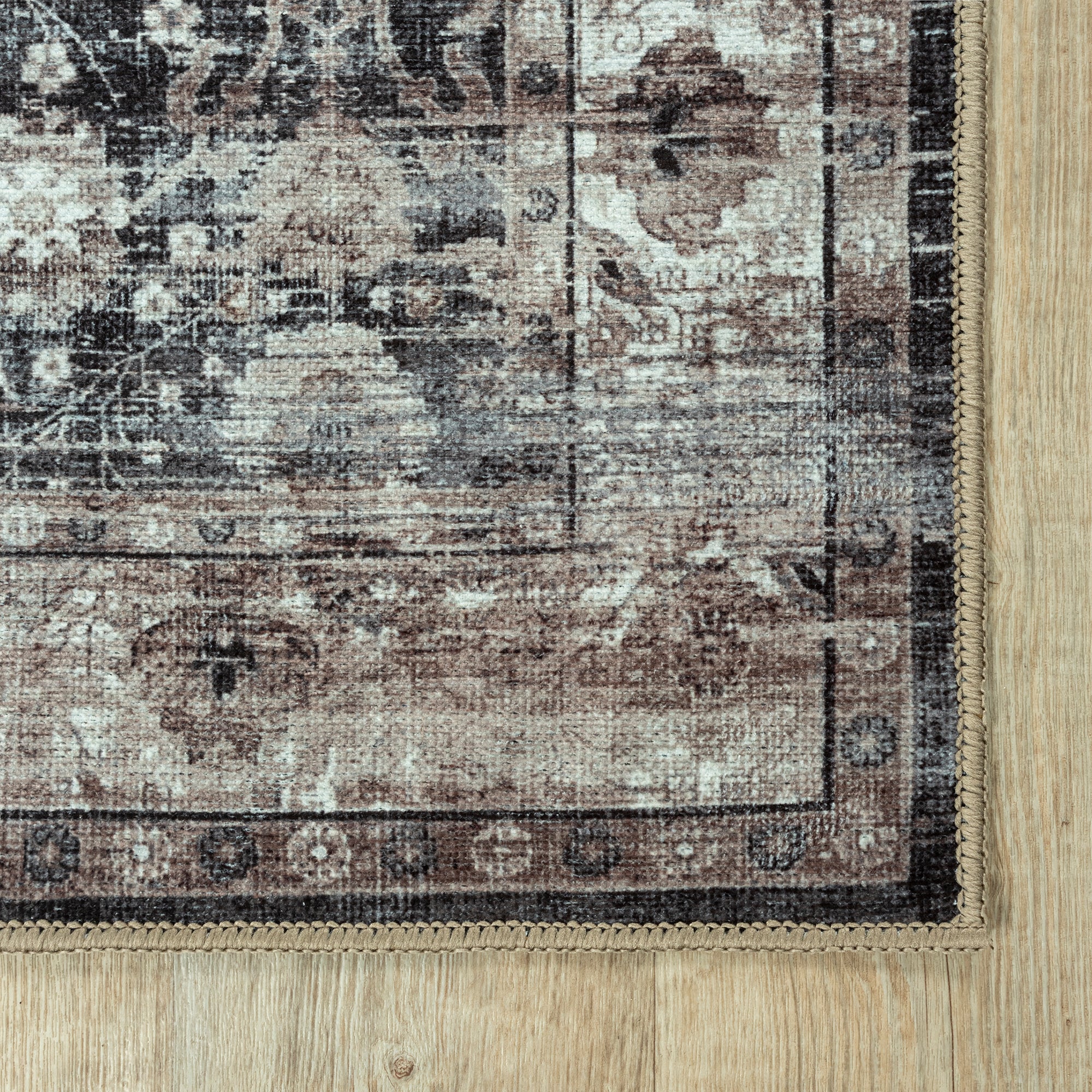 Ionia IO-24 Traditional Washable Rug | Non-Slip - Image 6
