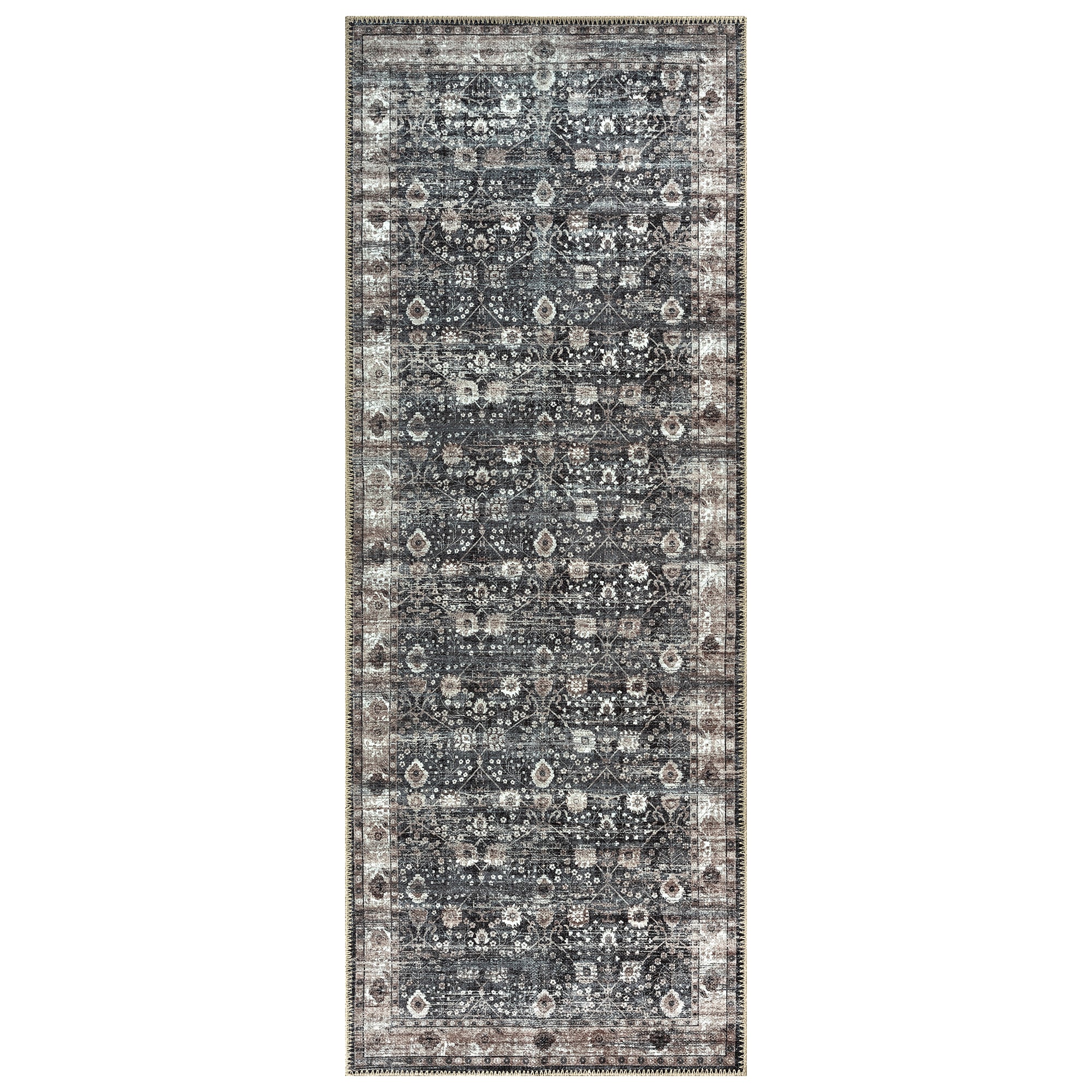 Ionia IO-24 Traditional Washable Rug | Non-Slip - Image 9